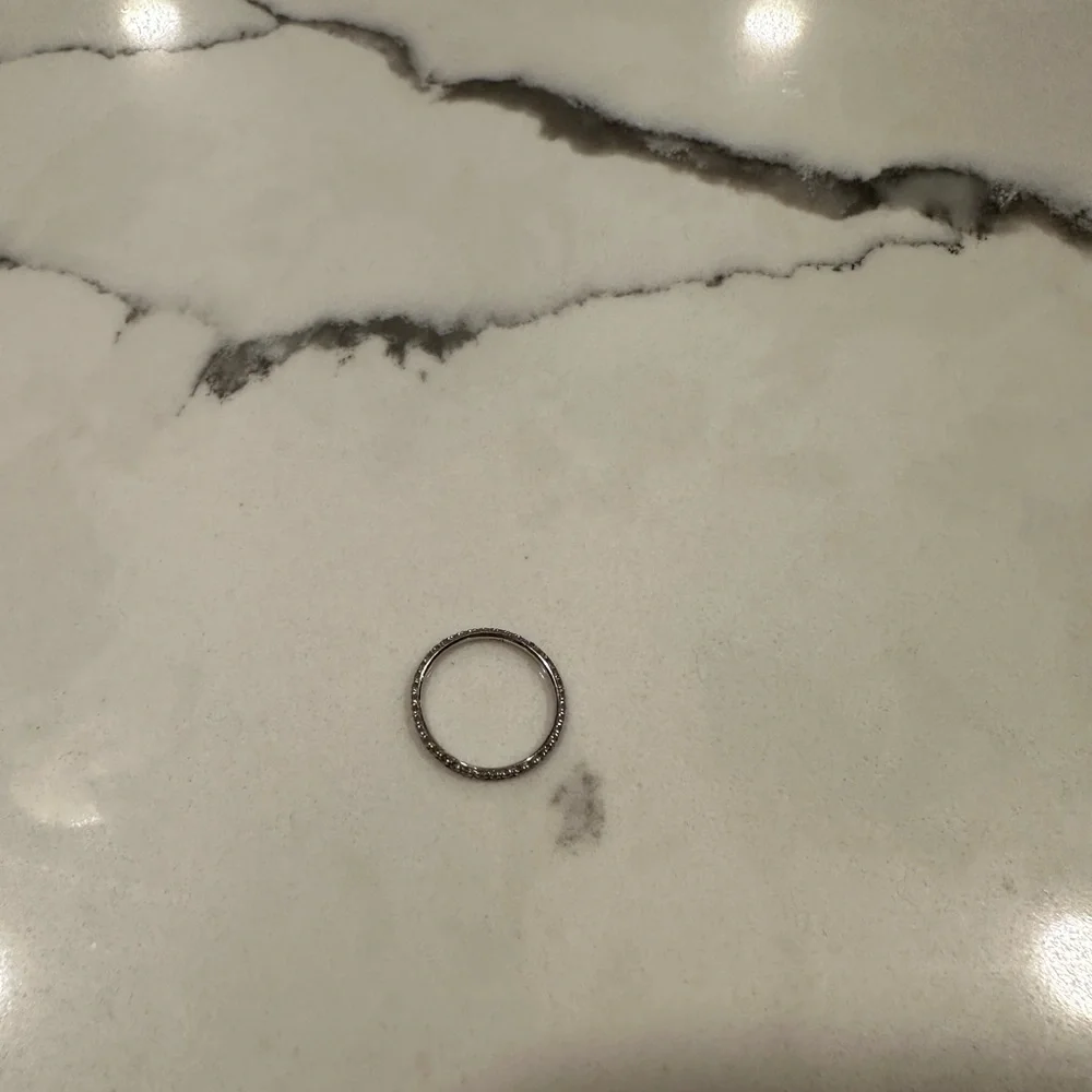 Brand New 14K White Gold Diamond Eternity Band - Picture 3 of 3